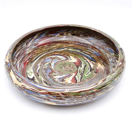 Desert Sands Pottery Swirling Earthenware Bowl