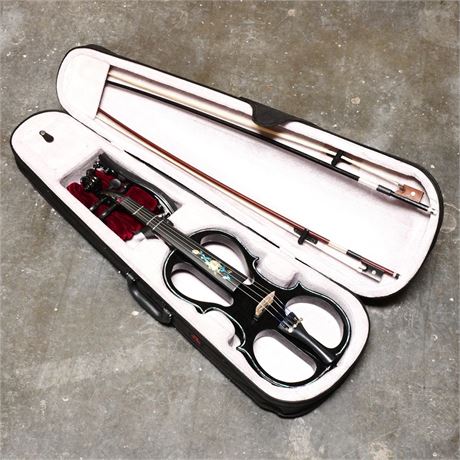 Electric Violin Set with Case