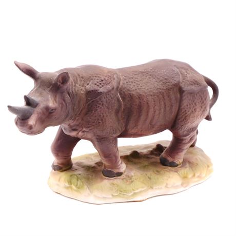 Aldon Accessories Ltd. Porcelain Rhino Sculpture