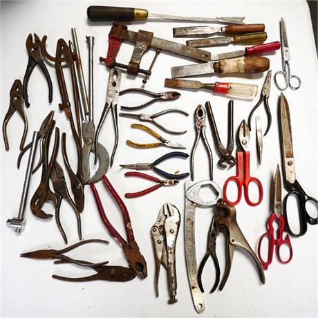 Assorted Hand Tools (Total of 38)