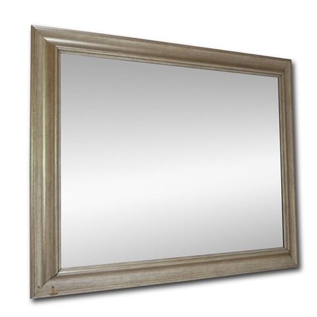 Framed Beveled Wall Mirror
