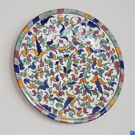"Art, D'Argile Fes" Decorative Wall Plate